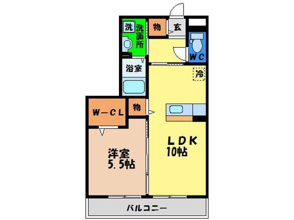 ルミエールＥの物件間取画像